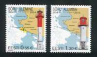 Lighthouses - Mint Set of 2 Estonia, 2014